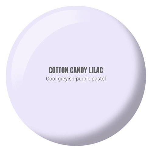 DND Gel Polish Coquette Collection - UV/LED Chip-Free Nail Duo in 101 Cotton Candy Lilac | 0.5 Fl Oz