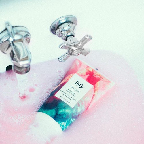 R+Co HIGH DIVE Moisture + Shine Crème - Hydrating Hair Cream for Softness & Gloss, Travel Size