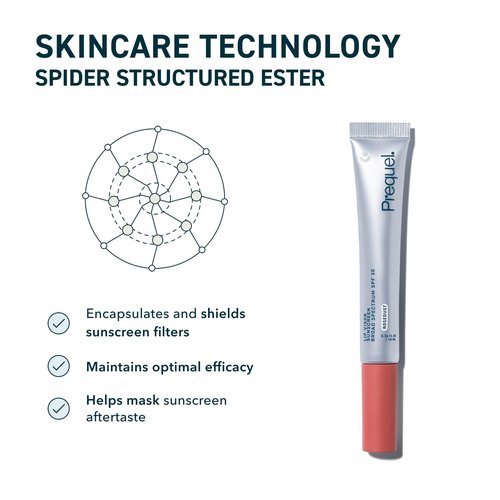 Prequel Skin Tinted Lip Balm with SPF 30 - Moisturizing Rosy Nude Shade in Rosedust | 2 Pack