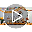 Dia De Los Muertos Decorations Set No Lights with Marigolds Papel Picado Butterflies & Table Runner