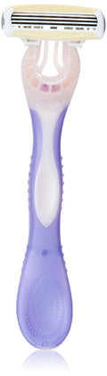 Schick Quattro Womens Disposable Razors for Sensitive Skin, 3 Count, Pack of 2