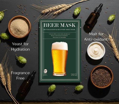 Valentine's Day Gift for Men, Husband, Boyfriend: Winter Skincare Sheet Mask, Wife, Fiance, Bachelor Party, Groomsmen, Winter Skincare