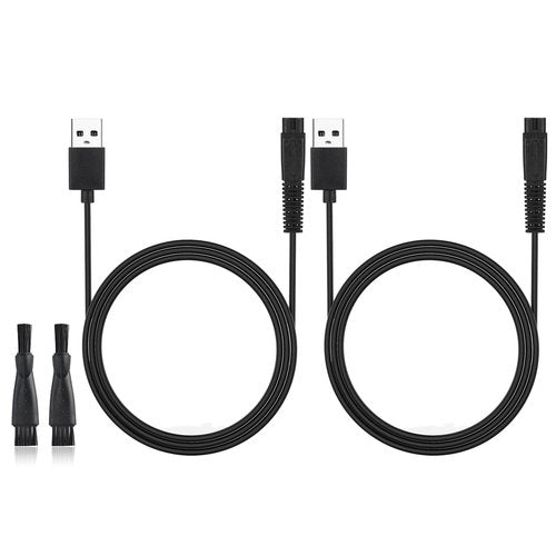 Smays Charger Cord Compatible with Head Shaver, Replacement Charging Cable 2-Pack