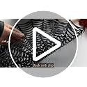Halloween Spider Web Placemats - Black 8-Pack, 15 Inch Diameter - Variation of Black-8pcs