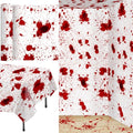 Halloween Bloody Tablecloth 100ft x 54in - Spooky Party Decor & Backdrop