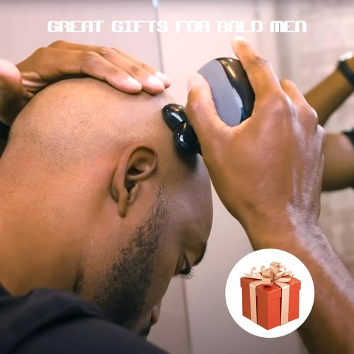Pinkind Replacement Shaver Heads Compatible with Freebird Shaver, 5 Blades Refills for Bald Men, Electric Razor Replacement Heads for Freedom Grooming with 3 Cleaning Brush
