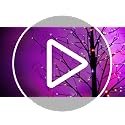 6Ft Black Birch Halloween Tree with 144 LED Purple & Orange Lights - 1 Pack