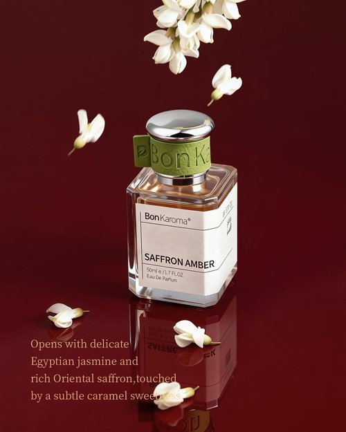 Saffron Amber Eau de Parfum for Women - Long-Lasting Woody Oriental Fragrance | 1.7 oz Elegant Spray
