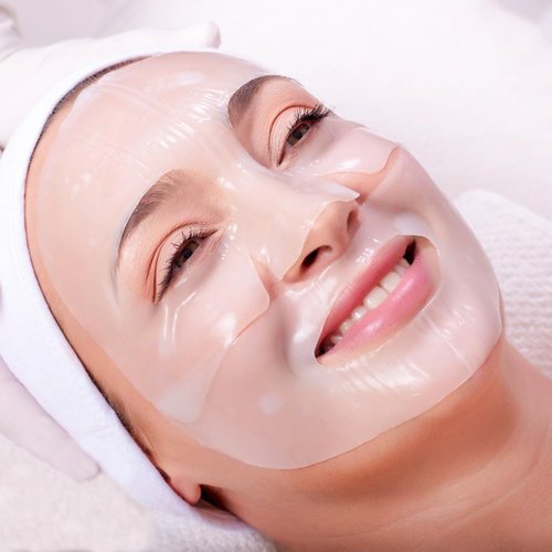 Kewhunt Deep Collagen Face Mask Overnight, Bio- Collagen Mask Real Deep Mask, Hydrating Hydrogel Masks with Low Molecular Collagen for Firming, Elasticity, Pore Minimizing 40g x 5ea Valentines Day