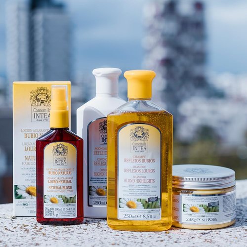 Camomila Intea Hair Lightener - 3-in-1 Natural Blond Kit for Effortless Highlights