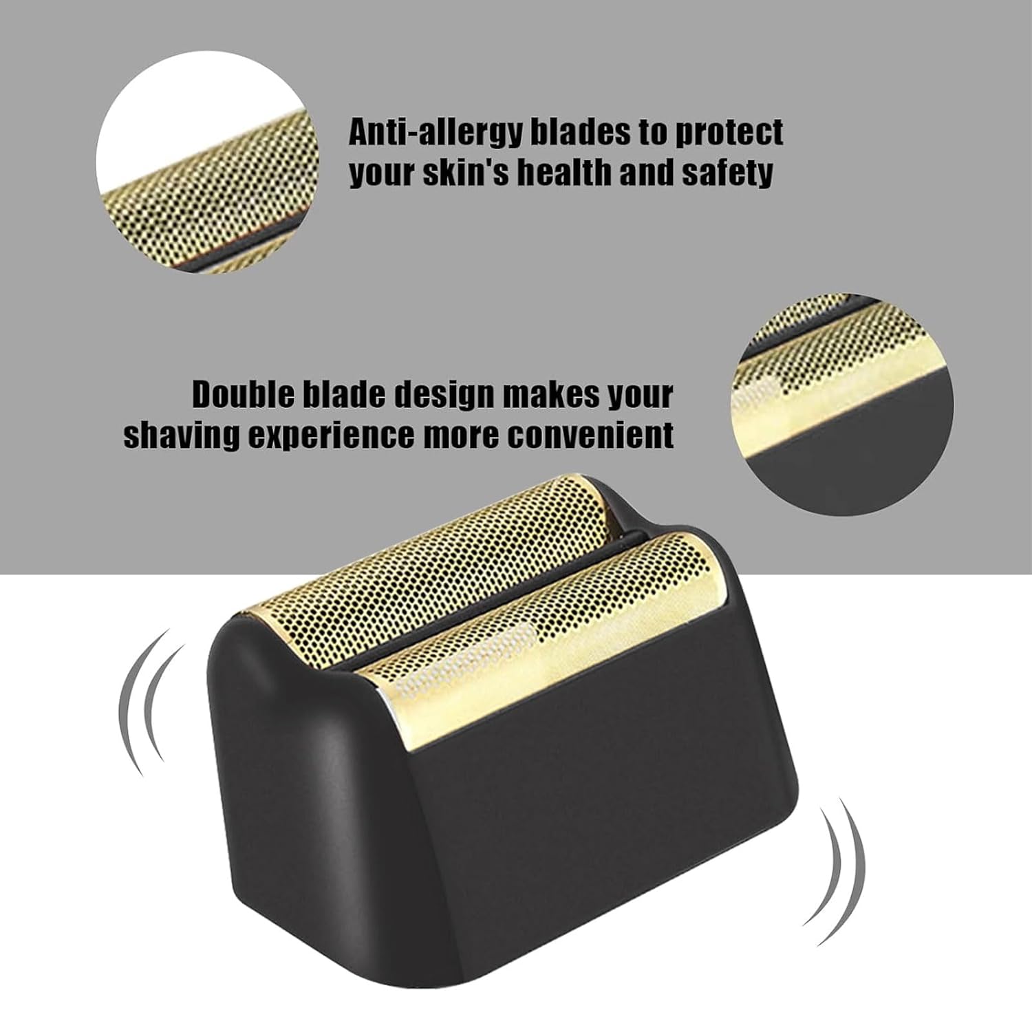 Wahl Shaver Foil Replacement - Super Close Foil Head Compatible with Models 07031-100 & 07043 | Black, 1 Pack