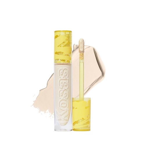 Kosas Revealer Concealer - Hydrating Medium Coverage Under Eye & Face Concealer with Hyaluronic Acid, Tone 0.5 N