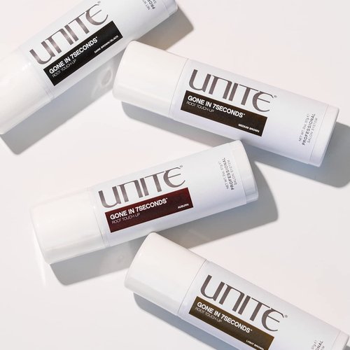 UNITE Hair - Gone in 7SECONDS Root Touch-Up - Blends & Covers Grays for All Hair Types | Light Brown, 2.0 oz