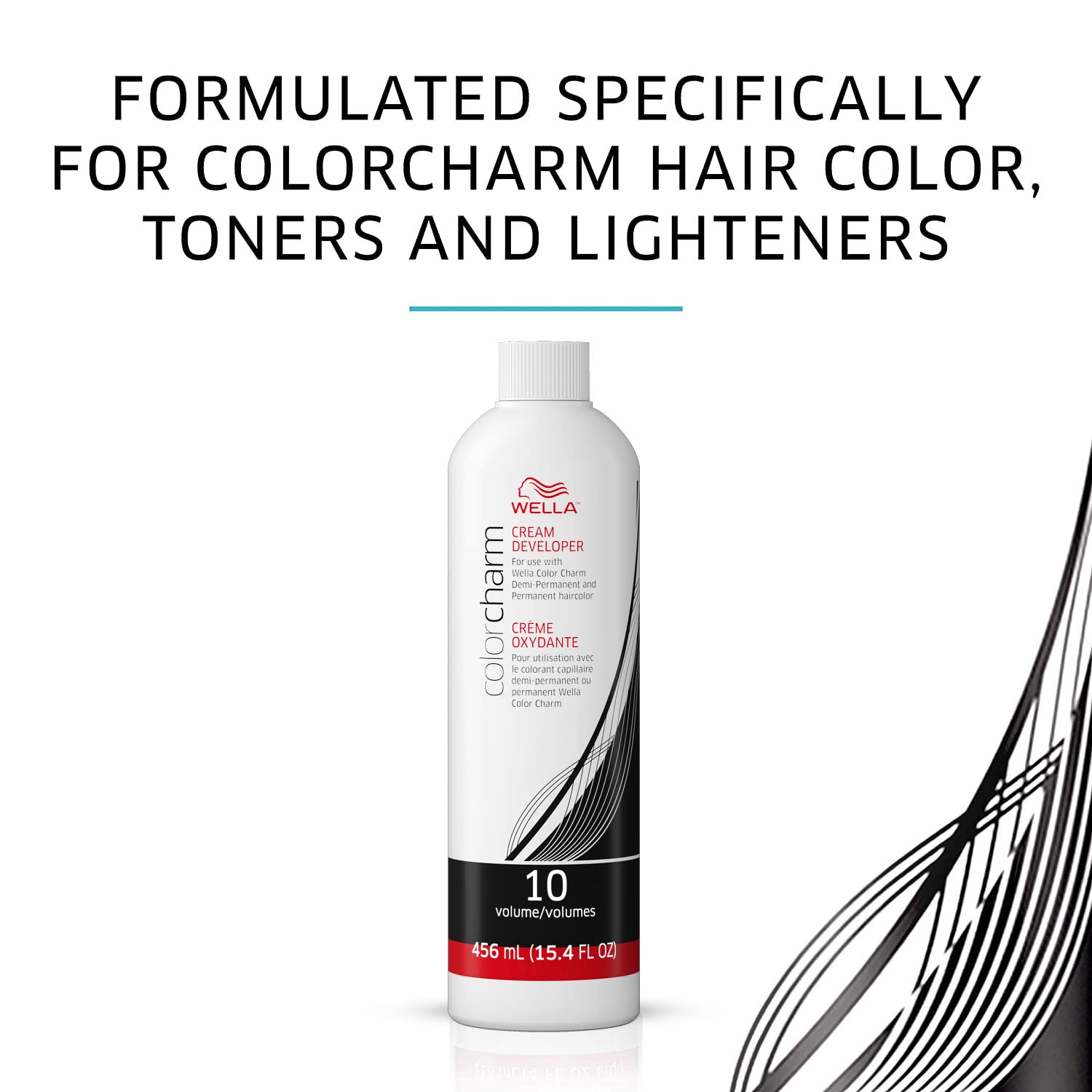 WELLA ColorCharm Demi-Permanent Hair Color - Glossy Gray Coverage in 9CB Light Beige Blonde + 10 Vol Developer
