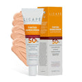 LICAPE® Tinted Sunscreen SPF 50 - Lightweight High Protection Face Sunscreen with Natural Coverage