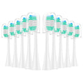 Harobey Replacement Toothbrush Heads 10 Pack Compatible with AquaSonic Black Series, Vibe Series Electric Toothbrush, White