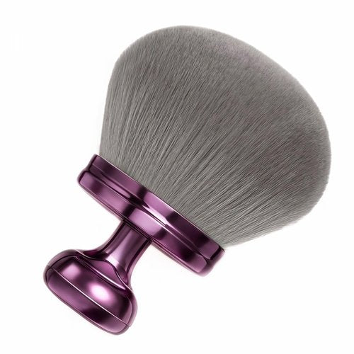 Blend & Blur Extra Large Body Makeup Brush for Self Tanner, Tan Brush for Body Self Tanning Applicator Ultra Soft Kabuki Brush for Body Coverage Perfector, With Travel Bag (PURPLE with travel bag)