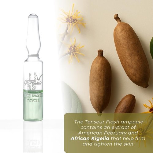 Gernetic Tenseur Flash - Lifting Facial Ampoules for Mature Skin | 7-Day Intensive Firming Treatment, 7 x 2ml Vials