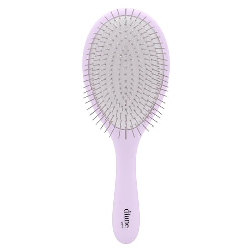 Diane Metallic Pin Detangler Hair Brush - Anti-Static Brush for Wet or Dry Hair, Gently Massages Scalp & Smooths Frizz