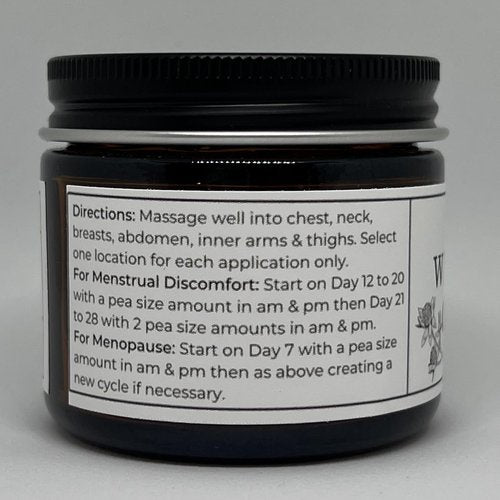 Faith and Grace Organics Wild Yam Cream for Women, Organic Hormone Balancing, PMS, Menopause & Perimenopause- 2 oz