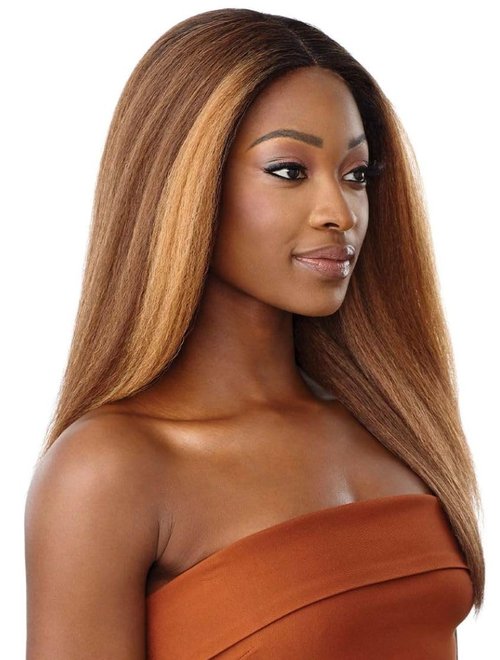 Outre Soft & Natural Synthetic Lace Front Wig - NEESHA 207 (1 Jet Black)