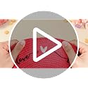 Valentine Heart Placemats Set of 6 - Red Love Design, Waterproof Table Mats, 13.4 Inch