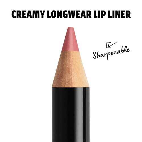 NYX PROFESSIONAL MAKEUP Slim Lip Pencil - Long-Lasting Creamy Lip Liner in Rose Shade