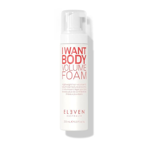ELEVEN AUSTRALIA I Want Body Volume Foam - Lightweight Mousse for Volume & Lift - 6.8 fl oz