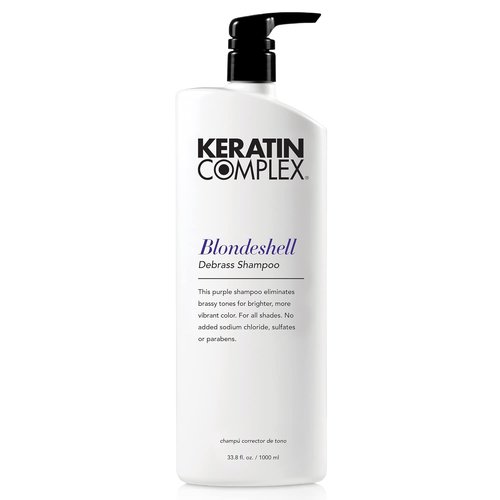 Keratin Complex Blondeshell Debrass Shampoo - Brightens Blonde Hair & Reduces Brassiness