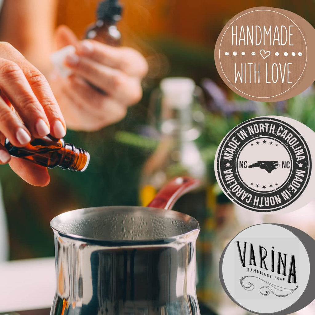 Varina Natural Mountain Pine Bar Soap - Gentle Cleansing for Sensitive Skin | Fresh Scent - 3 Pack