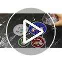Set of 4 Round Resin Mold for Christmas & Halloween Ornaments - Silicone Jewelry & Keychain Molds