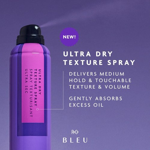 R+Co BLEU Ultra Dry Texture Spray - Achieve Effortless Volume & Hold | Lightweight Formula