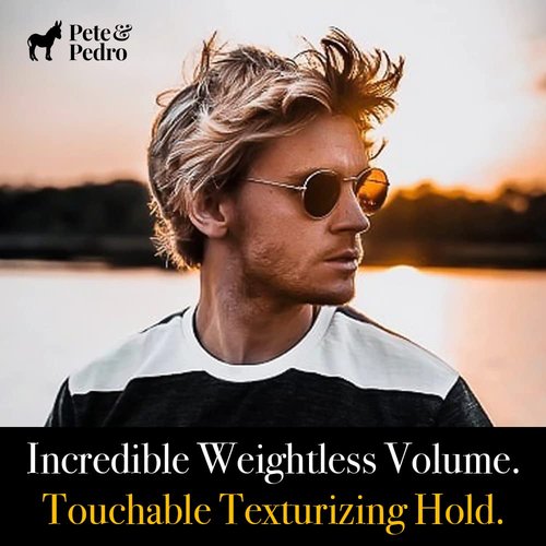 Pete & Pedro SALT - Natural Sea Salt Spray for Hair | Adds Volume, Texture & Thickness | 2.0 oz.