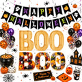 Halloween Boo Charcuterie Letter Board Set - Orange Purple Black Variation