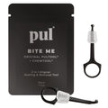 PUL Pack of 2 2-in-1 Invisalign Chewies and Aligner Removal Tool for Clear Aligners, Retainers and Trays - Reusable Invisalign Accessory with Chewy and Remover Hook - Travel Size Seating Tool - Black