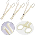 Piercing Clamps 25Pcs Piercing Forceps Septum Forceps Clamps Septum Slotted Disposable Piercing Clamps for Ear Nose Lip Navel Tongue Septum Belly Piercing Kit Piercing Tools