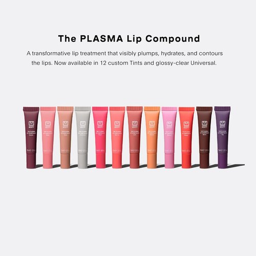 U Beauty The PLASMA Tinted Lip Compound - Hydrating Anti-Aging Lip Gloss with Hyaluronic Acid & Peptides, Bellini - 15 mL