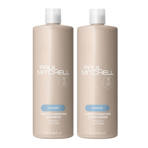 Paul Mitchell Sheer Hydration | Moisture Duo for Deep Hydration - 33.8 oz Each