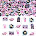 200PCS 1950s Rock and Roll Party Confetti - Retro 50s Themed Decorations