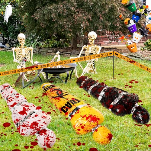 MiniInflat 3 Set Halloween Outdoor Inflatable Decorations - Creepy 5 ft Prop - Cool
