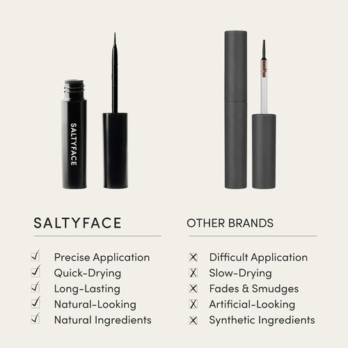 SALTYFACE Freckle Paint - Natural Freckle Pen for Sensitive Skin - Easy Application | 0.03 FL OZ (1 ML)