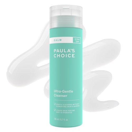 Paula's Choice CALM Ultra-Gentle Face Cleanser for Sensitive Skin, Facial Wash, Calms + Soothes Redness, Daily Face Wash for Rosacea-Prone & Eczema-Prone Skin, & Fragrance-Free, 6.7 Fl Oz