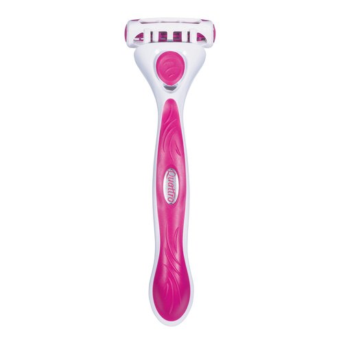 Schick Quattro Womens Value Pack with 1 Razor and 4 Razor Blade Refills