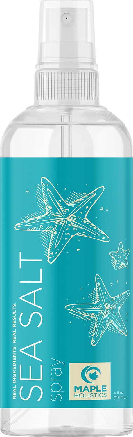 Volumizing Sea Salt Spray - Texturizing Beach Waves Hair Mist with Argan Oil & Sea Kelp | Non-Sticky Styling for Men & Women