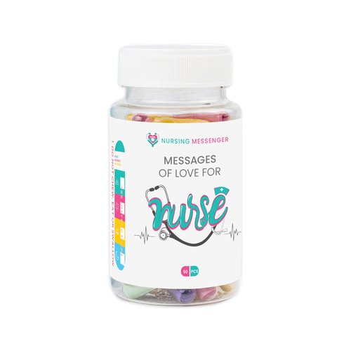 Hyperlama Nurses Gift Jar: Acrylic, Solid, Refillable, Perfect for Nurse Appreciation, Graduation, or Any Occasion