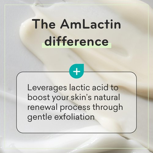 AmLactin Daily Nourish - Therapeutic Face and Body Lotion for Dry Skin - No-Scrub Exfoliator and Moisturizer with 5% Lactic Acid AHA, Safe for Sensitive Skin, 7.9 oz (Packaging May Vary)