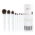 Brush Master Makeup Brushes Set 12Pcs Professional Kabuki Foundation Eyeshadow Blush Blending Lip Full Face Cosmetic Kit W/Makeup Brush Set with Holder(White)