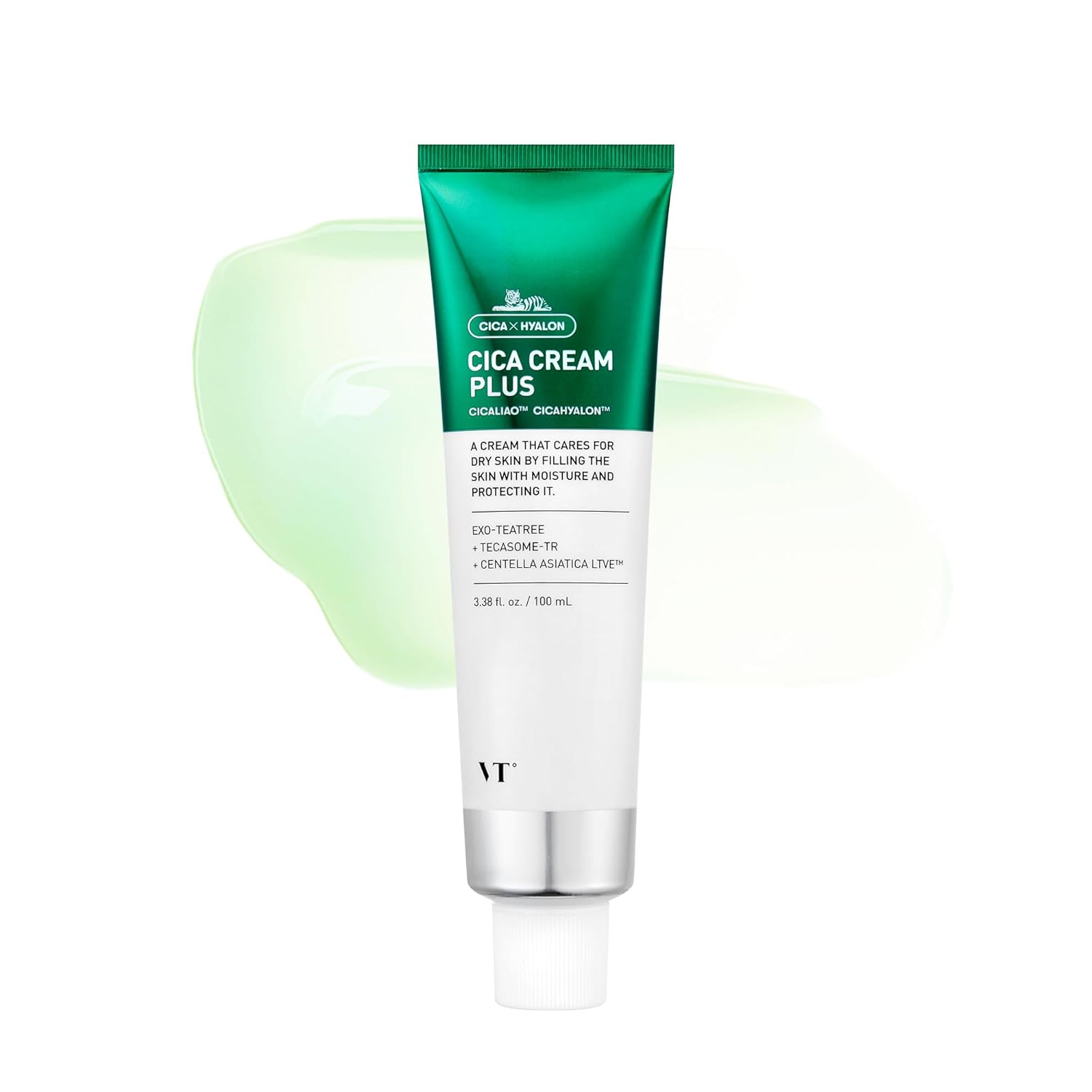 VT COSMETICS Cica Cream Plus - Hydrating & Calming Face Moisturizer with Centella Asiatica | Lightweight Soothing Cream for All Skin Types