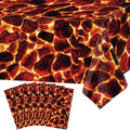 6 Pack Lava Tablecloth for Halloween & Party Decor - 51 x 86 Inches - Variation 6
