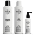 Nioxin Scalp + Hair Thickening System 1 Kit - Strengthen Natural Hair with Niacinamide & Biotin | Cleanse, Condition & Treat